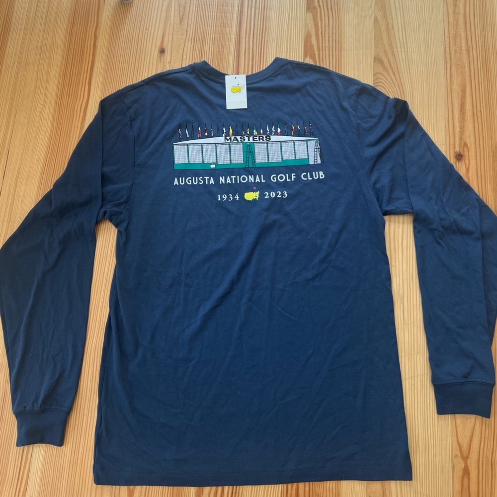 Masters Navy Long Sleeve Tee
